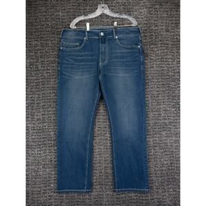 True Religion Jeans Mens 38x30 (Tag 36x30) Blue Ricky Relaxed Straight Denim NWT